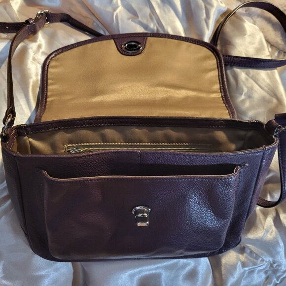 Authentic Coach Burgundy Crossbody, Model #F28725, Excellent, Like New Condition - Picture 10 of 12